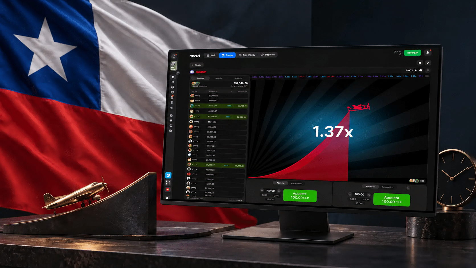 De la apuesta al cash out en Aviator Chile
